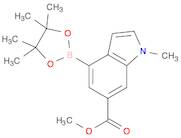 Methyl1-methyl-4-(4,4,5,5-tetramethyl-1,3,2-dioxaborolan-2-yl)-1H-indole-6-carboxylate