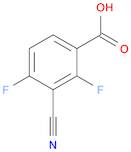 Benzoic acid, 3-cyano-2,4-difluoro-