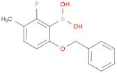 (6-Benzyloxy-2-fluoro-3-methyl-phenyl)boronicacid
