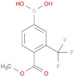 (4-(methoxycarbonyl)-3-(trifluoromethyl)phenyl)boronicacid