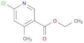 3-Pyridinecarboxylic acid, 6-chloro-4-methyl-, ethyl ester