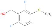 2,6-Difluoro-3-(methylthio)benzyl alcohol