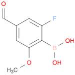 (2-fluoro-4-formyl-6-methoxyphenyl)boronic acid