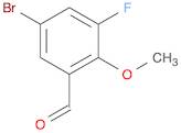 Benzaldehyde, 5-bromo-3-fluoro-2-methoxy-