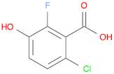 Benzoic acid, 6-chloro-2-fluoro-3-hydroxy-