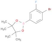 4-Bromo-3-fluorophenylboronic acid pinacol ester