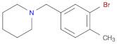 1-(3-Bromo-4-methylbenzyl)piperidine