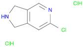 6-chloro-2,3-dihydro-1H-pyrrolo[3,4-c]pyridine;hydrochloride