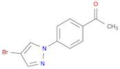 1-[4-(4-Bromo-1H-pyrazol-1-yl)phenyl]ethanone