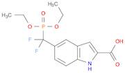 5-[(Diethoxyphosphinyl)difluoromethyl]-1H-indole-2-carboxylic acid