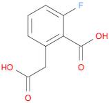 2-(Carboxymethyl)-6-fluorobenzoicacid