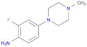 2-Fluoro-4-(4-methyl-1-piperazinyl)benzenamine