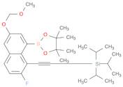 1,3,2-Dioxaborolane, 2-[7-fluoro-3-(methoxymethoxy)-8-[2-[tris(1-methylethyl)silyl]ethynyl]-1-naph…
