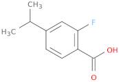 2-Fluoro-4-(propan-2-yl)benzoicacid