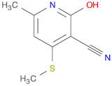 6-Methyl-4-(methylthio)-2-oxo-1,2-dihydropyridine-3-carbonitrile