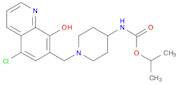 Isopropyl(1-((5-chloro-8-hydroxyquinolin-7-yl)methyl)piperidin-4-yl)carbamate