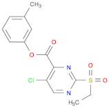 m-Tolyl5-chloro-2-(ethylsulfonyl)pyrimidine-4-carboxylate