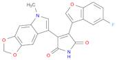 3-(5-Fluorobenzofuran-3-yl)-4-(5-methyl-5H-[1,3]dioxolo[4,5-f]indol-7-yl)-1H-pyrrole-2,5-dione