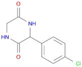 3-(4-Chlorophenyl)piperazine-2,5-dione