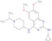 N2-Cyclopropyl-N4-(1-isopropylpiperidin-4-yl)-6,7-dimethoxyquinazoline-2,4-diamine