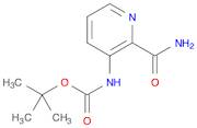 tert-Butyl(2-carbamoylpyridin-3-yl)carbamate