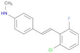 (E)-4-(2-Chloro-6-fluorostyryl)-N-methylaniline