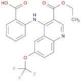2-((3-(Ethoxycarbonyl)-6-(trifluoromethoxy)quinolin-4-yl)amino)benzoicacid