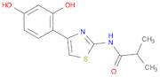 N-(4-(2,4-Dihydroxyphenyl)thiazol-2-yl)isobutyramide