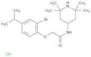 2-(2-Bromo-4-isopropylphenoxy)-N-(2,2,6,6-tetramethylpiperidin-4-yl)acetamidehydrochloride