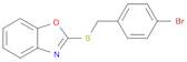 2-((4-Bromobenzyl)thio)benzo[d]oxazole