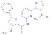 N-(6-(4-Isopropyl-4H-1,2,4-triazol-3-yl)pyridin-2-yl)-3-methoxy-1-(pyrazin-2-yl)-1H-pyrazole-4-carboxamide