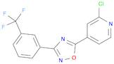 5-(2-Chloropyridin-4-yl)-3-(3-(trifluoromethyl)phenyl)-1,2,4-oxadiazole