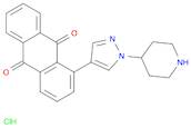 1-(1-(Piperidin-4-yl)-1H-pyrazol-4-yl)anthracene-9,10-dionehydrochloride