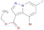 Ethyl4-bromo-6-fluoropyrazolo[1,5-a]pyridine-3-carboxylate