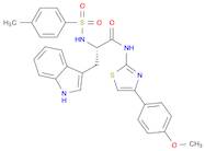 (S)-3-(1H-Indol-3-yl)-N-(4-(4-methoxyphenyl)thiazol-2-yl)-2-(4-methylphenylsulfonamido)propanamide