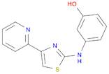 3-[(4-pyridin-2-yl-1,3-thiazol-2-yl)amino]phenol