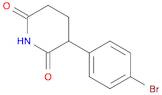 3-(4-BROMOPHENYL)PIPERIDINE-2,6-DIONE
