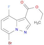 ethyl 7-bromo-4-fluoropyrazolo[1,5-a]pyridine-3-carboxylate