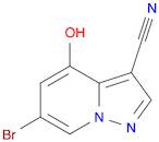 6-bromo-4-hydroxypyrazolo[1,5-a]pyridine-3-carbonitrile