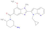 [(2S,5R)-5-amino-2-methyl-1-piperidinyl][2-[1-(cyclopropylmethyl)-1H-pyrrolo[2,3-b]pyridin-2-yl]-7-methoxy-1-methyl-1H-methanone