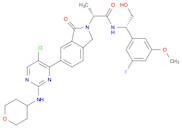 (αR)-6-[5-chloro-2-[(tetrahydro-2H-pyran-4-yl)amino]-4-pyrimidinyl]-N-[(1S)-1-(3-fluoro-5-methoxyphenyl)-2-hydroxyethyl]-1,3-dihydro-α-methyl-1-oxo-2H-isoindole-2-acetamide