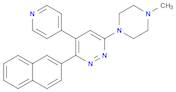 6-(4-methyl-1-piperazinyl)-3-(2-naphthalenyl)-4-(4-pyridinyl)-pyridazine