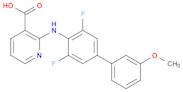 2-[(3,5-difluoro-3′-methoxy[1,1′-biphenyl]-4-yl)amino]-3-pyridinecarboxylic acid
