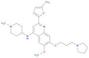 6-methoxy-2-(5-methyl-2-furanyl)-N-(1-methyl-4-piperidinyl)-7-[3-(1-pyrrolidinyl)propoxy]-4-quinolinamine