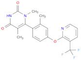 1,5-dimethyl-6-[2-methyl-4-[[3-(trifluoromethyl)-2-pyridinyl]oxy]phenyl]-2,4(1H,3H)-pyrimidinedione