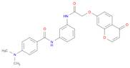 4-(dimethylamino)-N-[3-[[2-[(4-oxo-4H-1-benzopyran-7-yl)oxy]acetyl]amino]phenyl]-benzamide