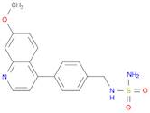 N-[[4-(7-methoxy-4-quinolinyl)phenyl]methyl]-sulfamide