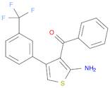 [2-amino-4-[3-(trifluoromethyl)phenyl]-3-thienyl]phenyl-methanone