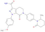 1-(4-Methoxyphenyl)-6-(4-(2-methyl-6-oxopiperidin-1-yl)phenyl)-7-oxo-4,5,6,7-tetrahydro-1H-pyrazolo[3,4-c]pyridine-3-carboxamide