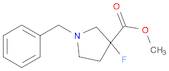 methyl 1-benzyl-3-fluoropyrrolidine-3-carboxylate